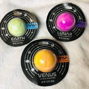 Lot of THREE (3) NASA bath bombs/fizzies for a luxurious bath!